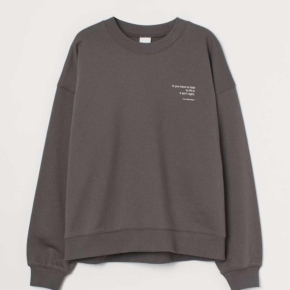 H&M Gray Sweatshirt - size small